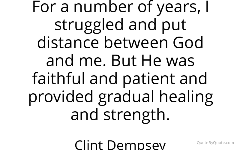 Preview image for this quote by Clint Dempsey