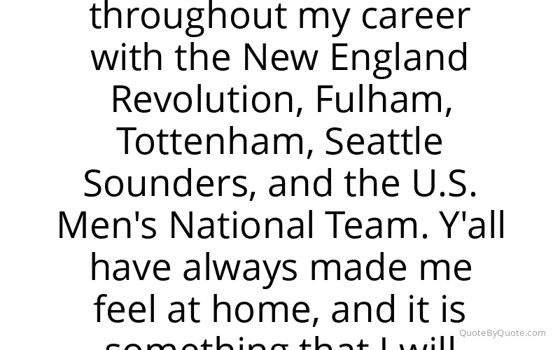 Preview image for this quote by Clint Dempsey