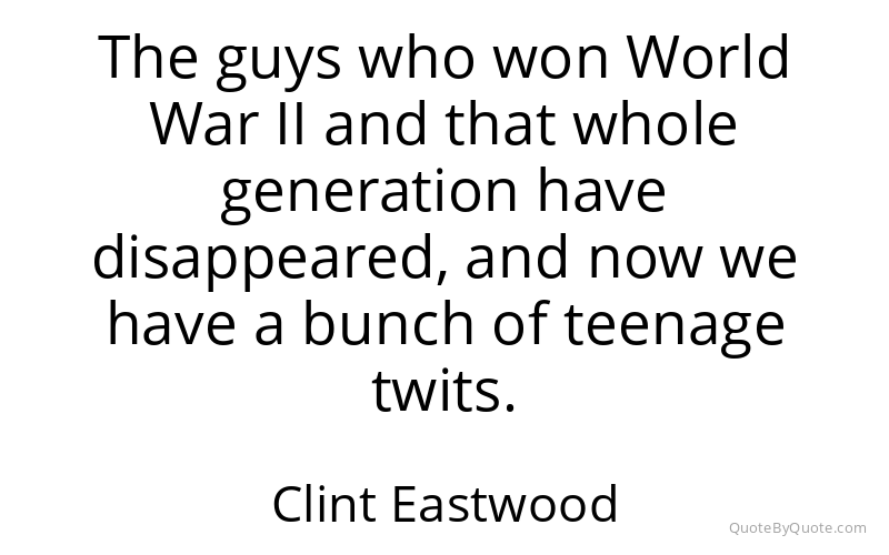 Preview image for this quote by Clint Eastwood