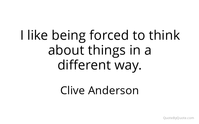 Preview image for this quote by Clive Anderson