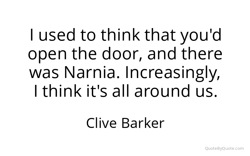 Preview image for this quote by Clive Barker