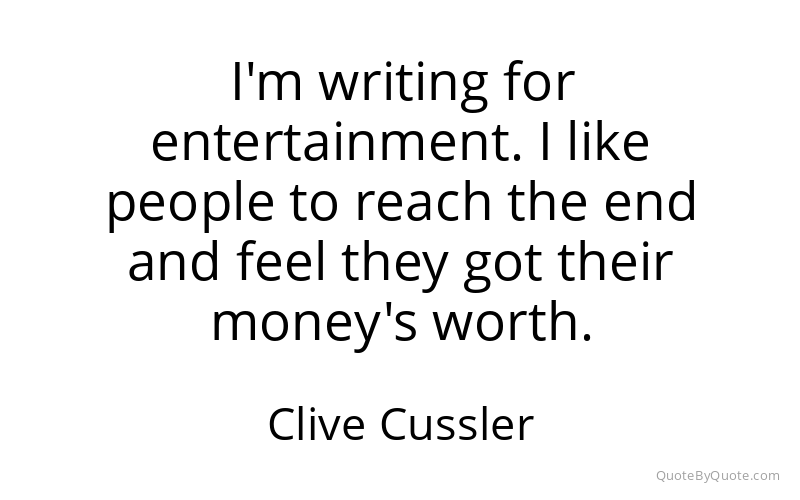 Preview image for this quote by Clive Cussler