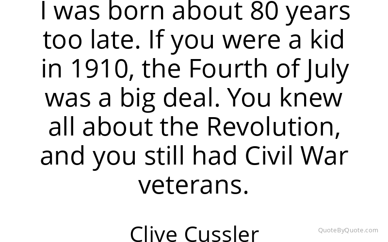 Preview image for this quote by Clive Cussler