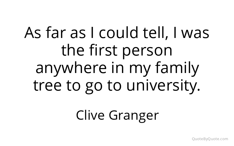 Preview image for this quote by Clive Granger