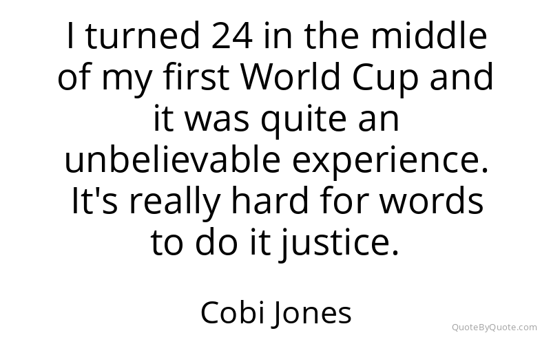 Preview image for this quote by Cobi Jones