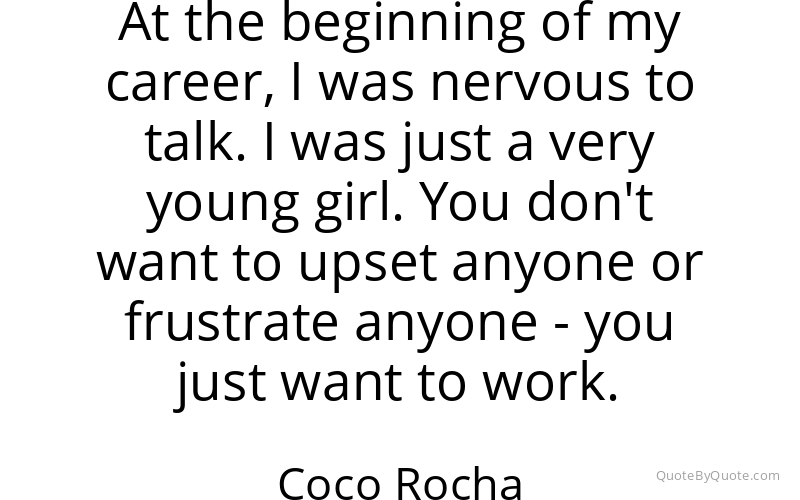 Preview image for this quote by Coco Rocha