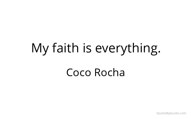 Preview image for this quote by Coco Rocha