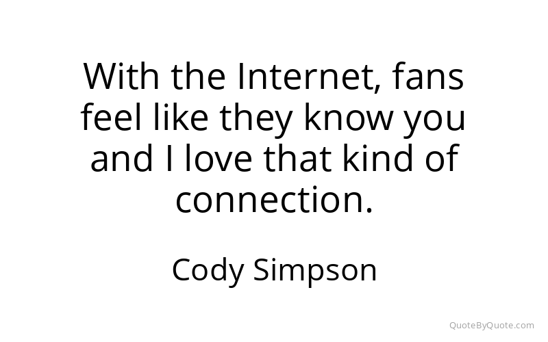 Preview image for this quote by Cody Simpson