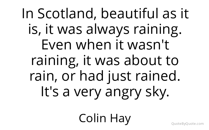 Preview image for this quote by Colin Hay