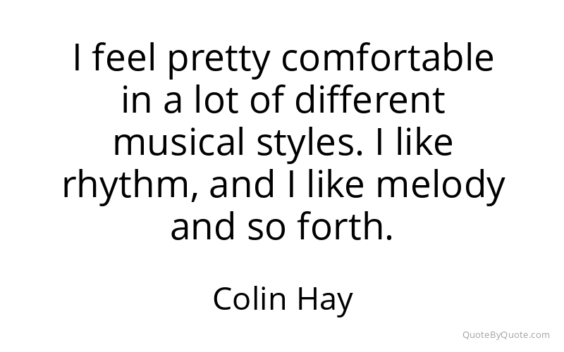 Preview image for this quote by Colin Hay