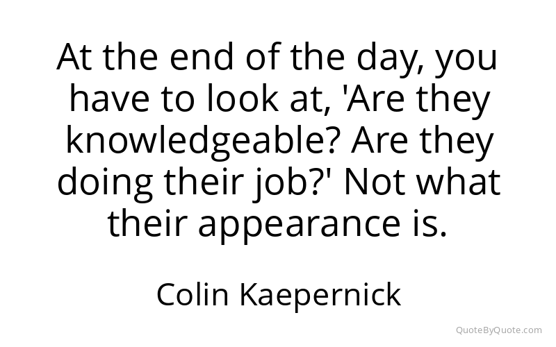 Preview image for this quote by Colin Kaepernick