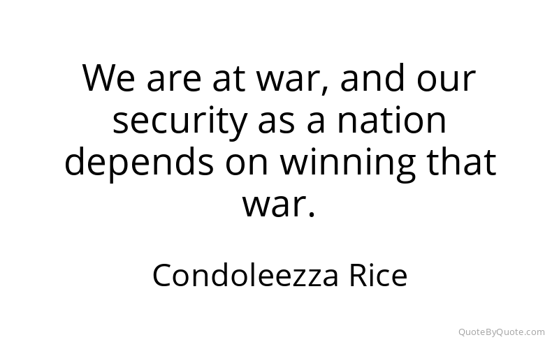 Preview image for this quote by Condoleezza Rice