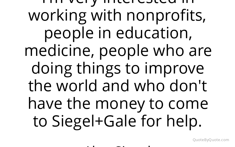 Preview image for this quote by Alan Siegel