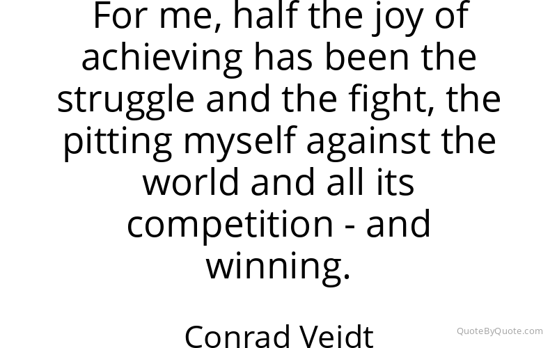 Preview image for this quote by Conrad Veidt