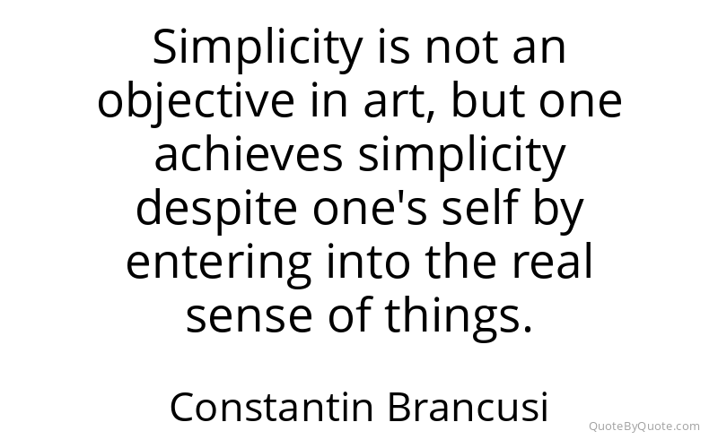 Preview image for this quote by Constantin Brancusi