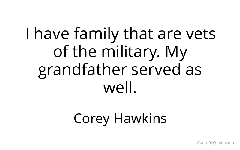 Preview image for this quote by Corey Hawkins