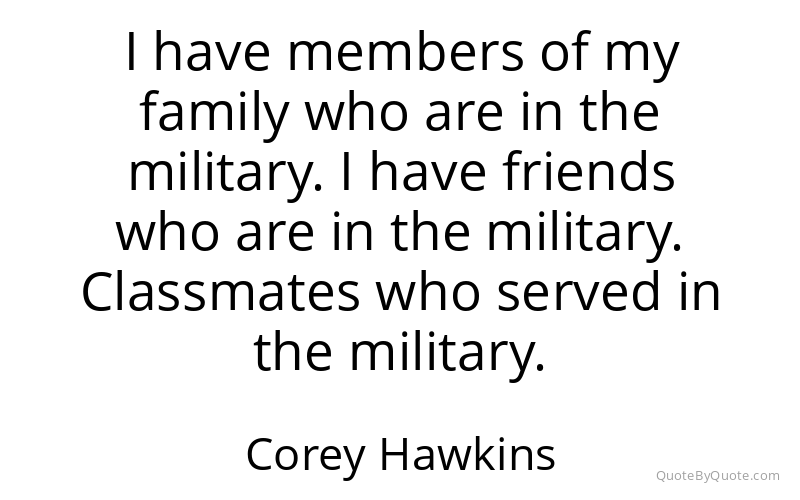 Preview image for this quote by Corey Hawkins