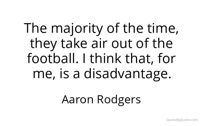 Preview image for this quote by Aaron Rodgers