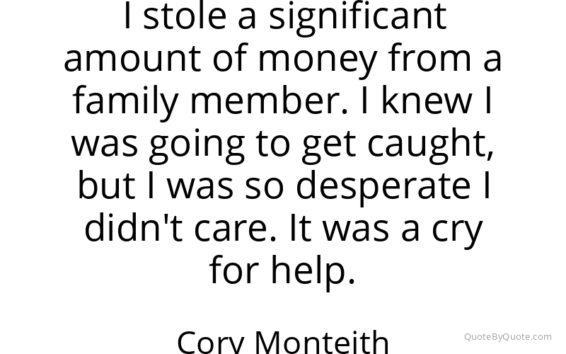 Preview image for this quote by Cory Monteith