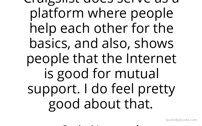 Preview image for this quote by Craig Newmark