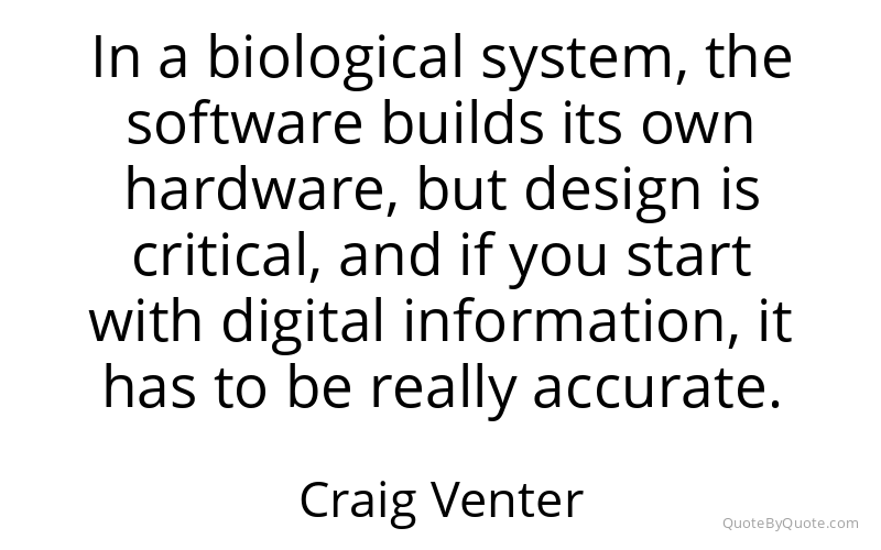 Preview image for this quote by Craig Venter