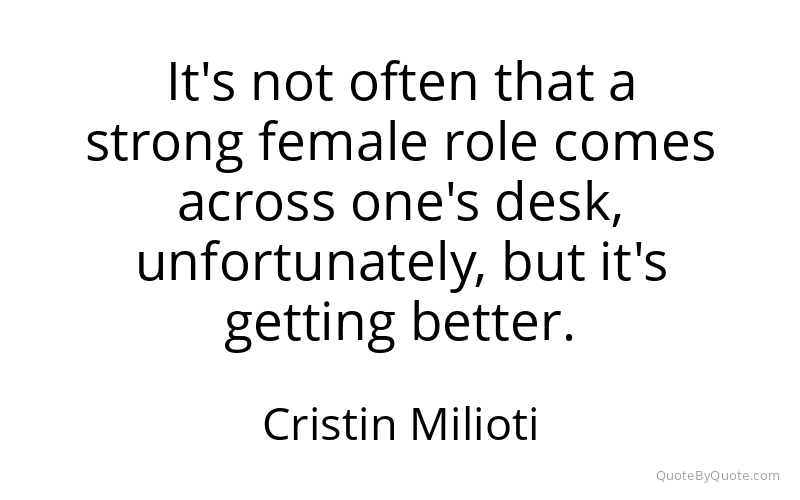Preview image for this quote by Cristin Milioti