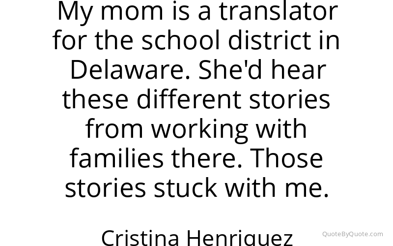 Preview image for this quote by Cristina Henriquez
