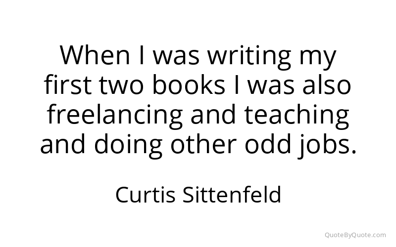 Preview image for this quote by Curtis Sittenfeld