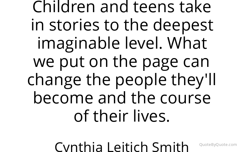 Preview image for this quote by Cynthia Leitich Smith