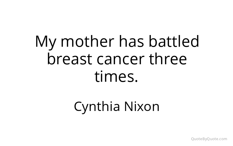 Preview image for this quote by Cynthia Nixon