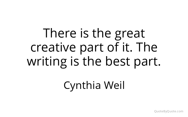 Preview image for this quote by Cynthia Weil