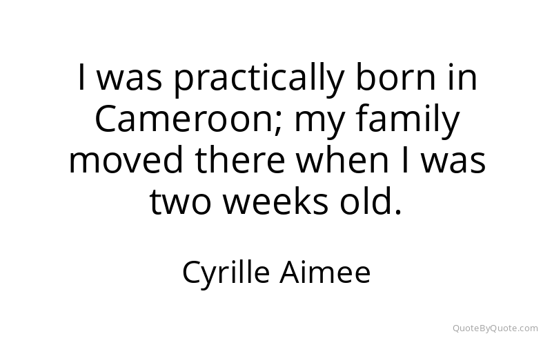 Preview image for this quote by Cyrille Aimee