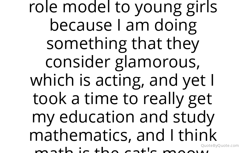 Preview image for this quote by Danica McKellar