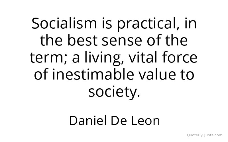 Preview image for this quote by Daniel De Leon