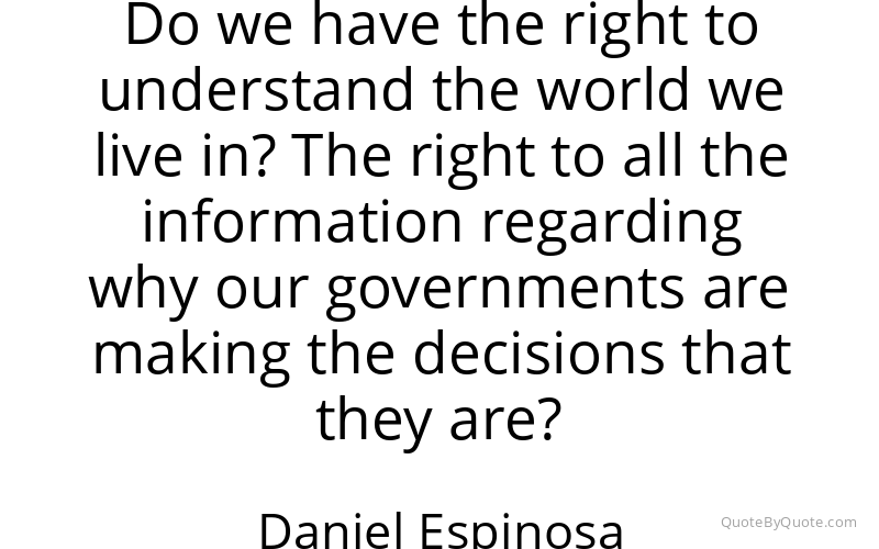 Preview image for this quote by Daniel Espinosa