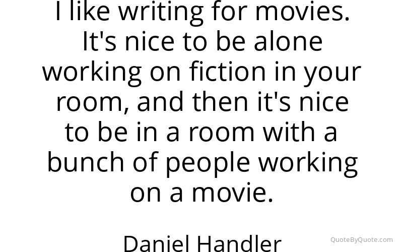 Preview image for this quote by Daniel Handler