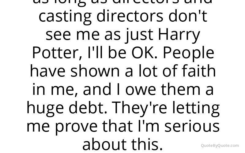 Preview image for this quote by Daniel Radcliffe