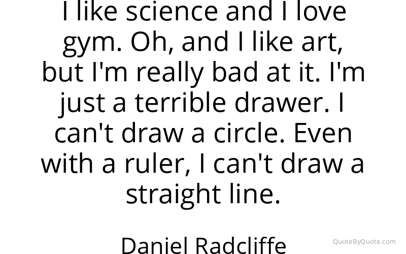 Preview image for this quote by Daniel Radcliffe