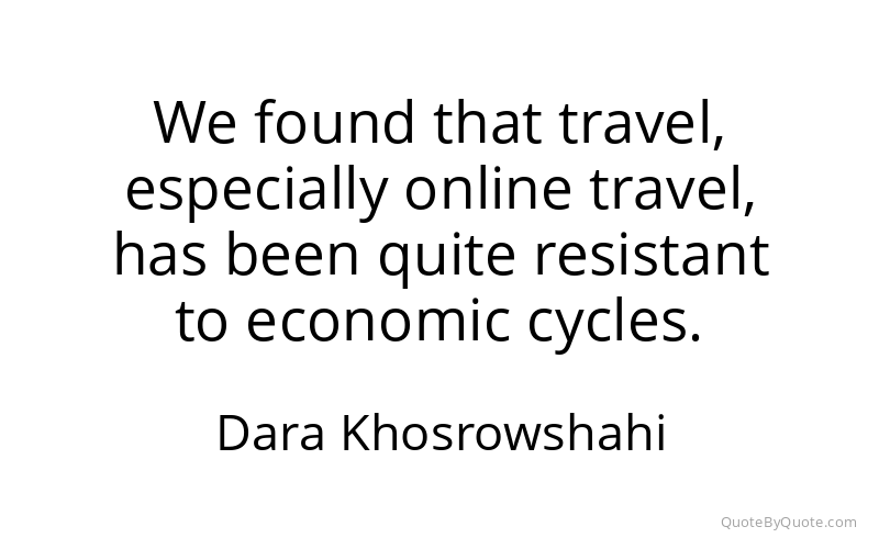 Preview image for this quote by Dara Khosrowshahi