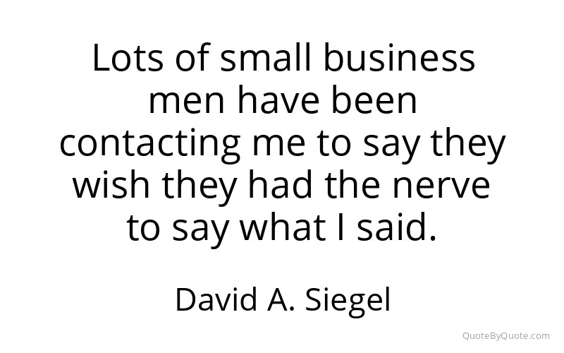 Preview image for this quote by David A. Siegel