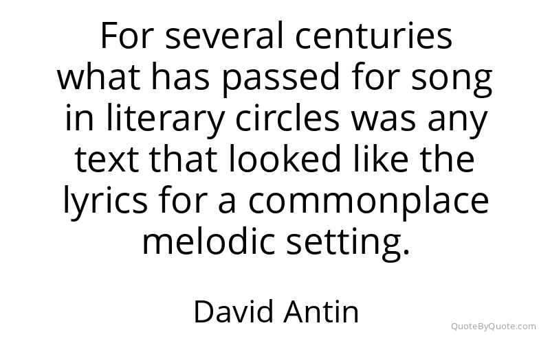 Preview image for this quote by David Antin