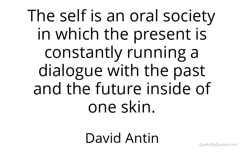Preview image for this quote by David Antin