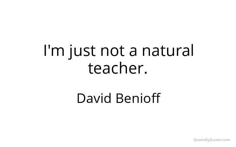 Preview image for this quote by David Benioff
