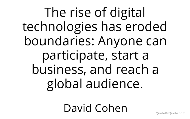 Preview image for this quote by David Cohen
