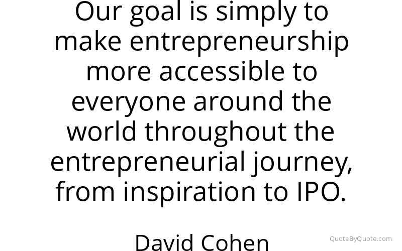 Preview image for this quote by David Cohen