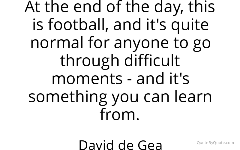 Preview image for this quote by David de Gea