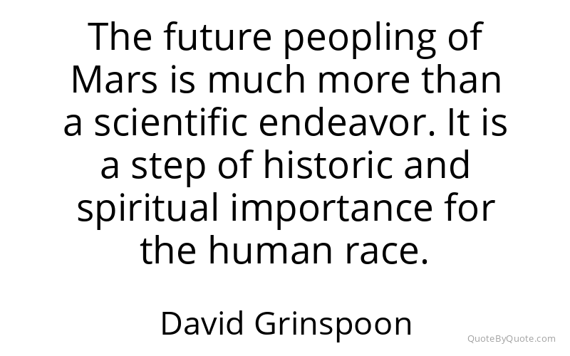 Preview image for this quote by David Grinspoon