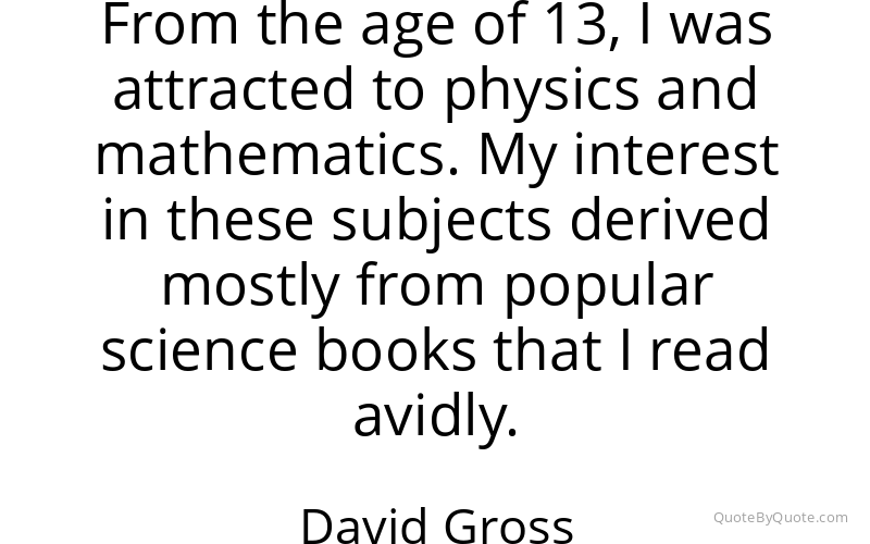 Preview image for this quote by David Gross