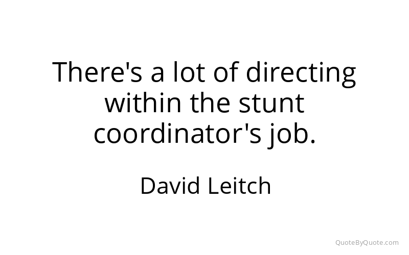 Preview image for this quote by David Leitch