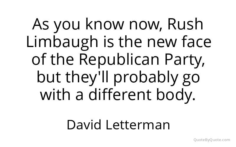 Preview image for this quote by David Letterman